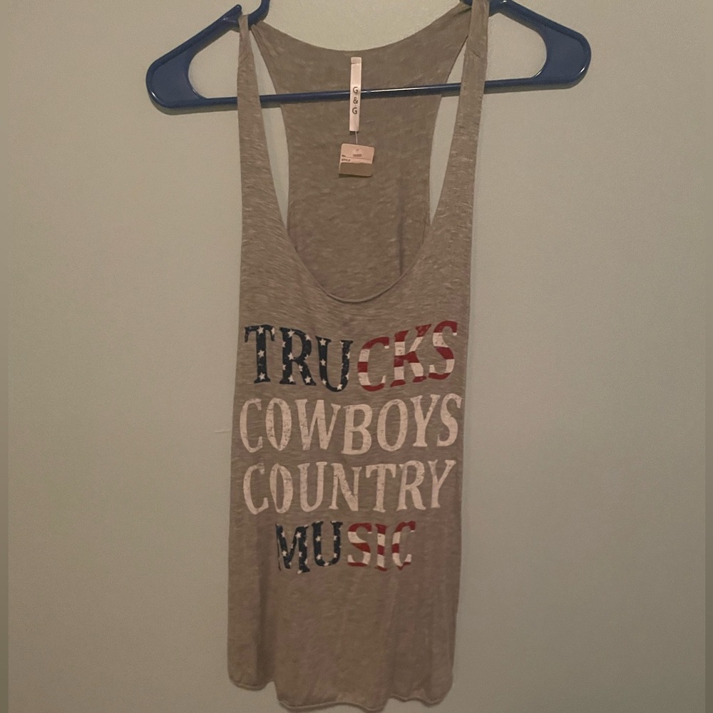 Country music tank top